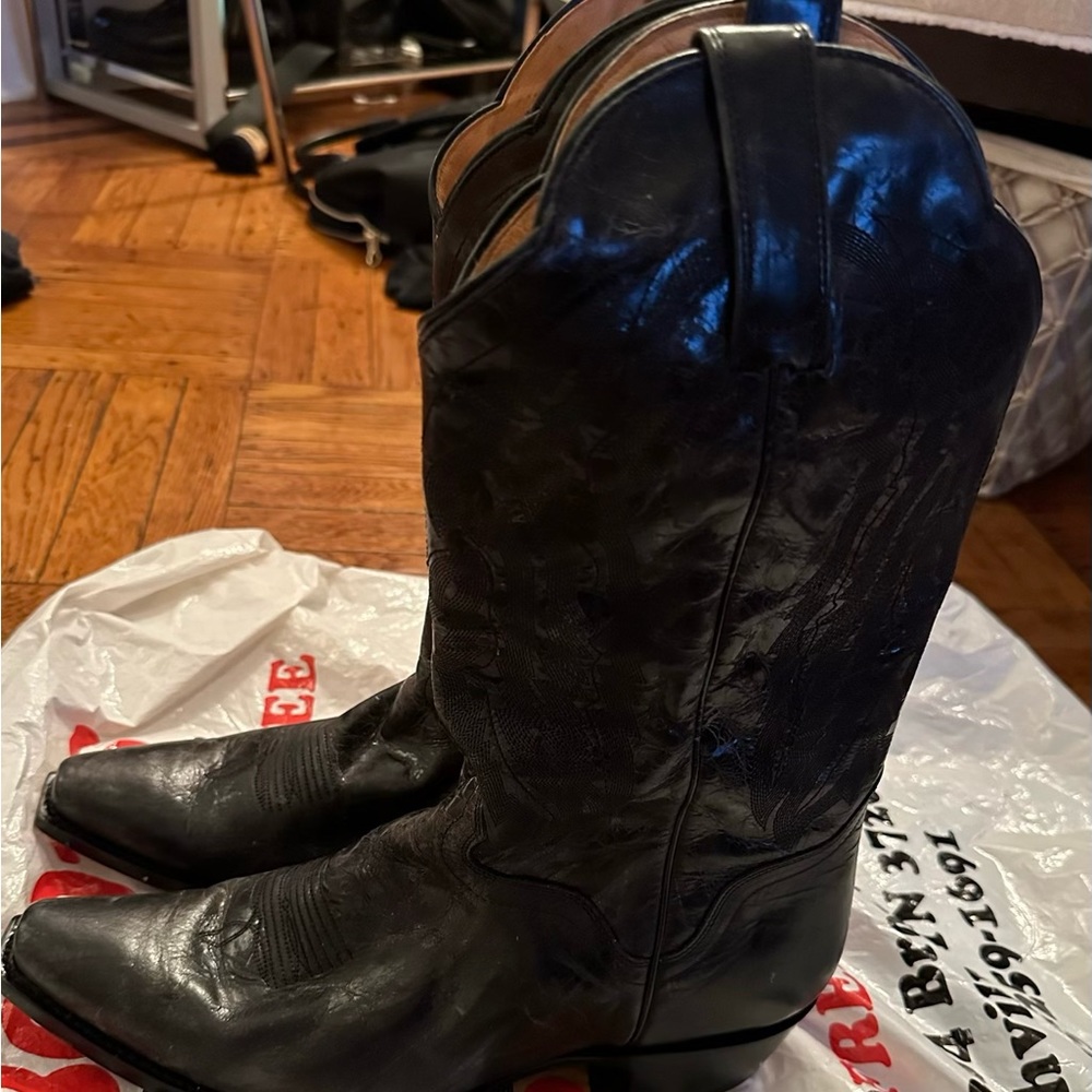 Cowboy boots - worn once!